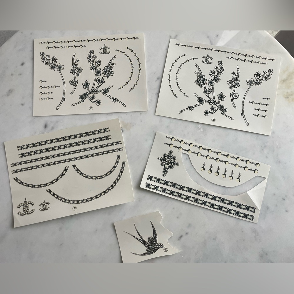 Chanel - Vintage Temporary Tattoos